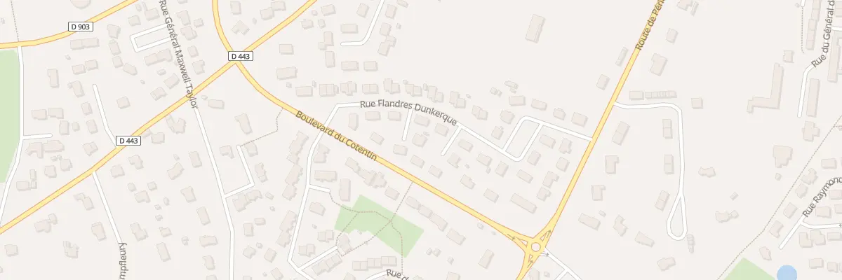 Plan du 25 Rue Flandres Dunkerque à Carentan-les-Marais