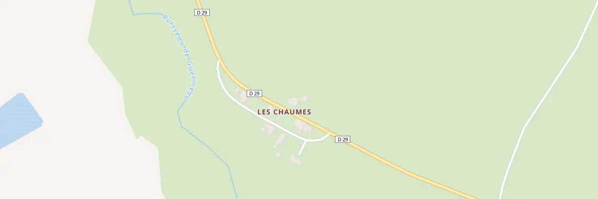Plan du 1 Les Chaumes à Thorigny