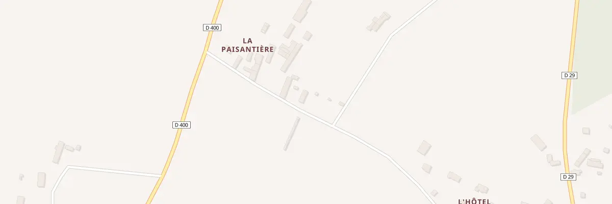 Plan du 2 La Paisantiere à Carantilly