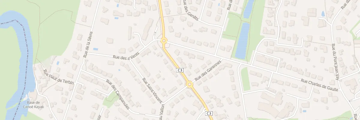 Plan du 22 Rue des moulins à Gétigné