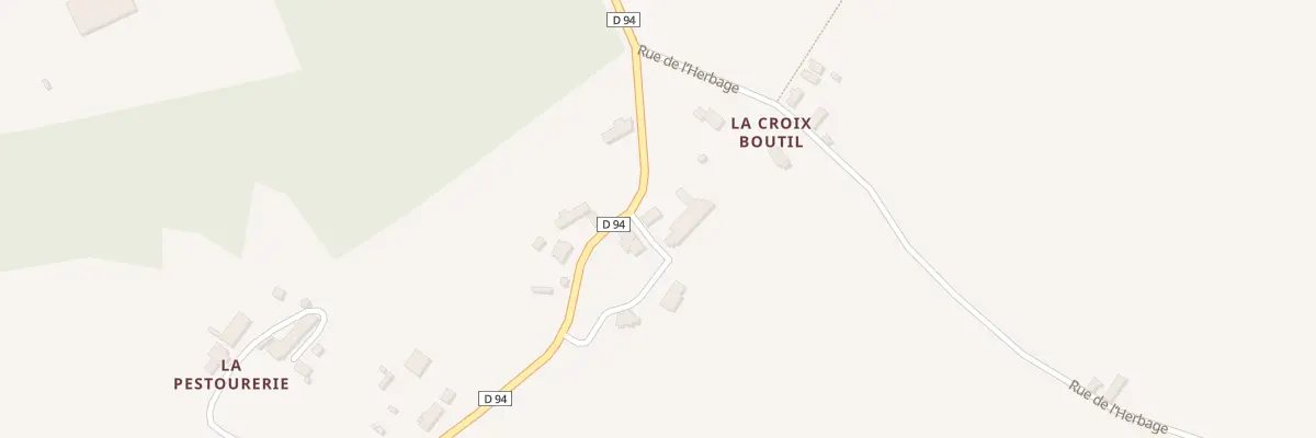 Plan du 1 La Croix Boutil à Remilly Les Marais