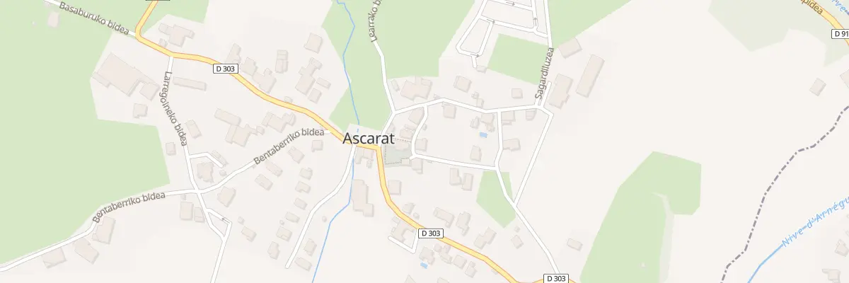 Plan du 89 Elizako karrika à Ascarat