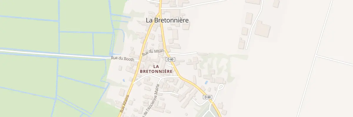Plan du 6 Rue du logis à La Bretonnière-la-Claye
