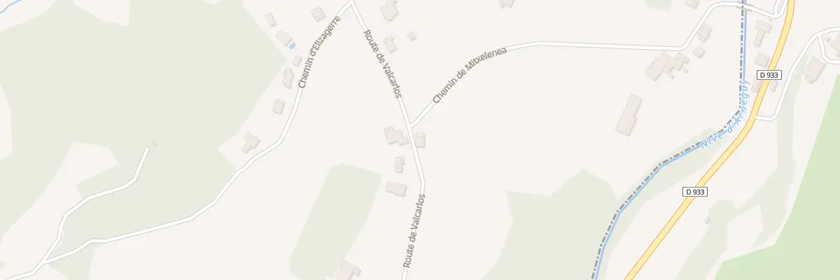 Plan du 455 Rte de Valcarlos à Lasse