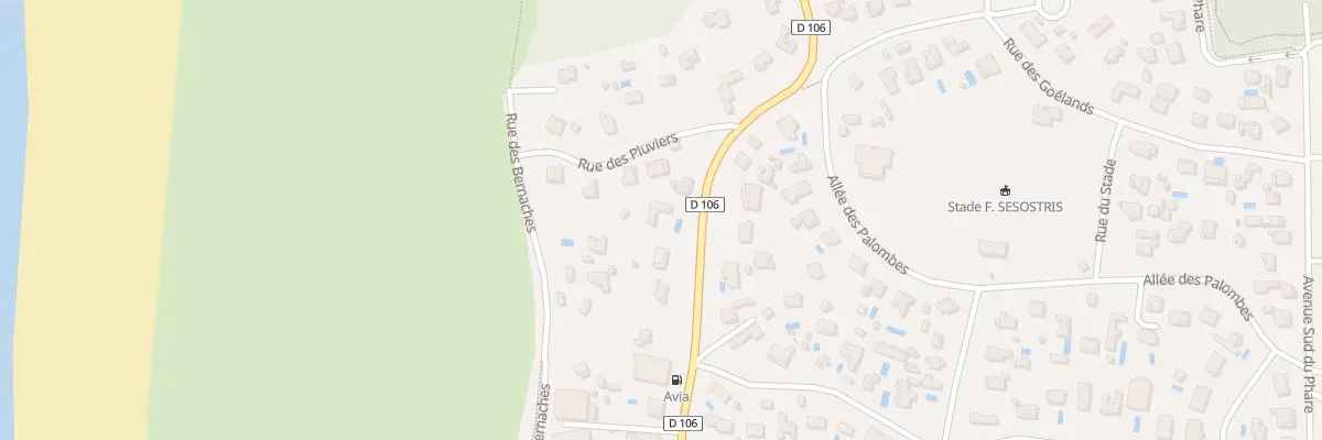 Plan du 141 Av de Bordeaux Cap Ferret à Lège-Cap-Ferret