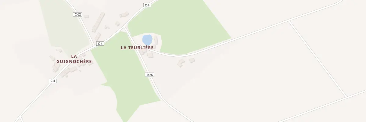 Plan du 26 La Teurlière à Teillé