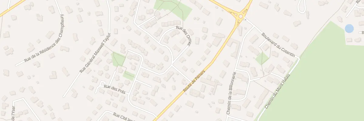 Plan du 61 Rue des Ormes à Carentan-les-Marais