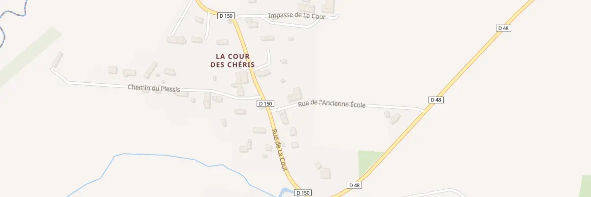 Plan du 5025 La Cour des Cheris à Ducey-Les Chéris