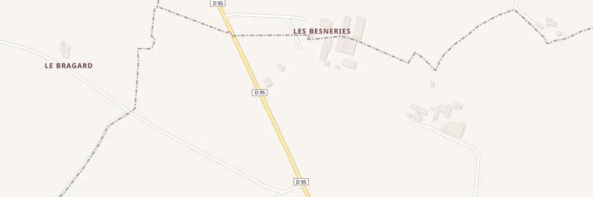 Plan du 9001 Les besneries à La Guerche-de-Bretagne