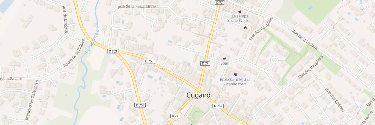 Plan du 6B Rue du pont à Cugand-la-Bernardière
