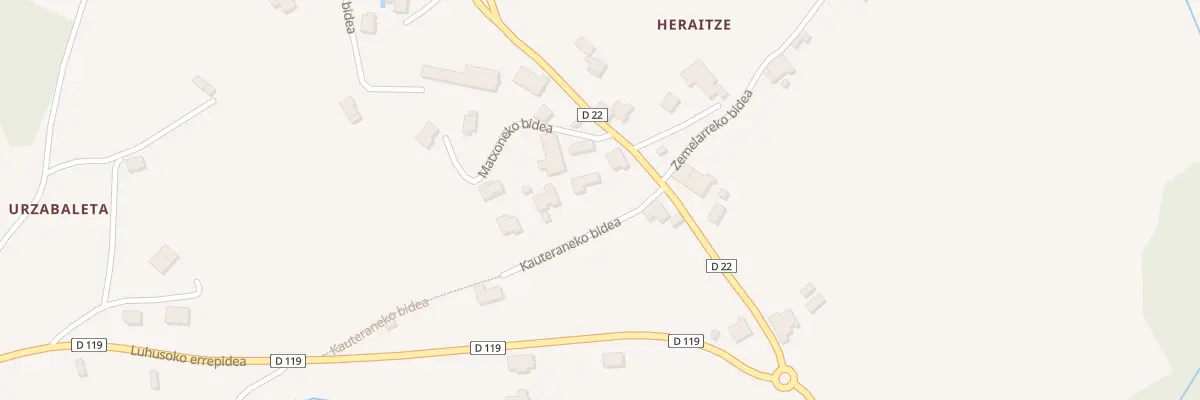 Plan du 7832 Heroritz à Hélette