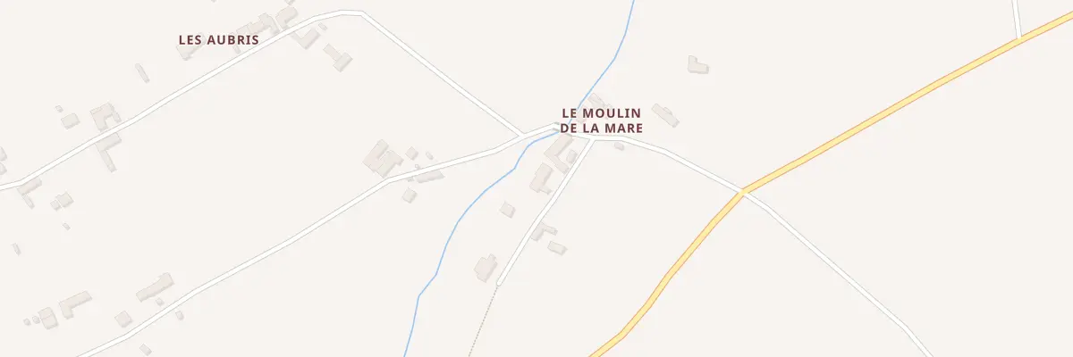 Plan du 229 Le Moulin de la Mare à Tribehou