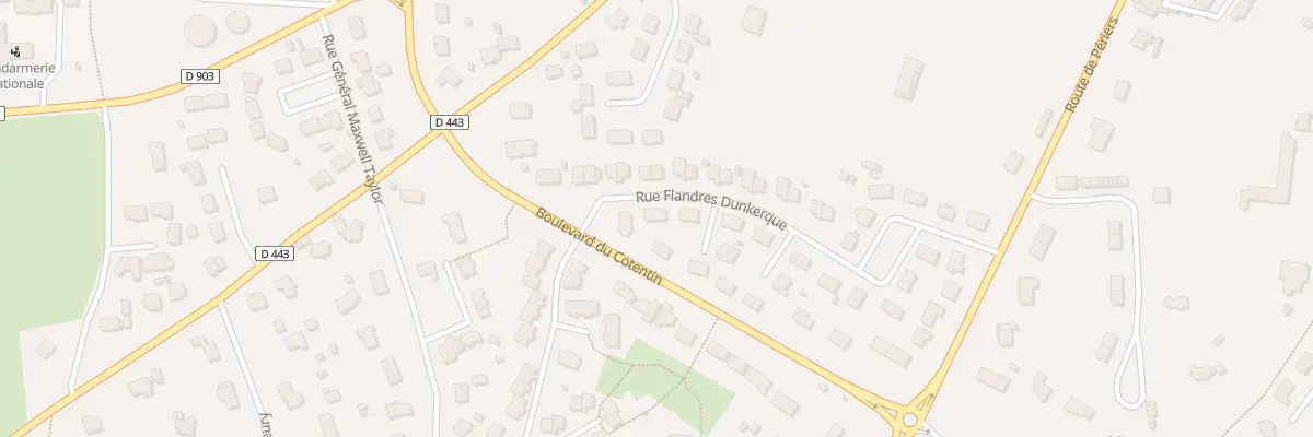 Plan du 33 Rue Flandres Dunkerque à Carentan-les-Marais