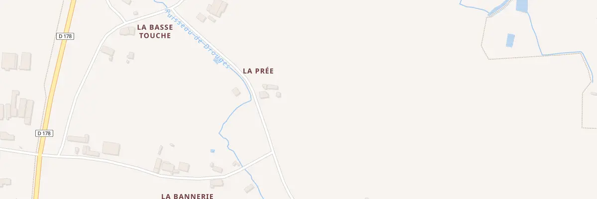 Plan du 5064 La Basse Touche à Drouges