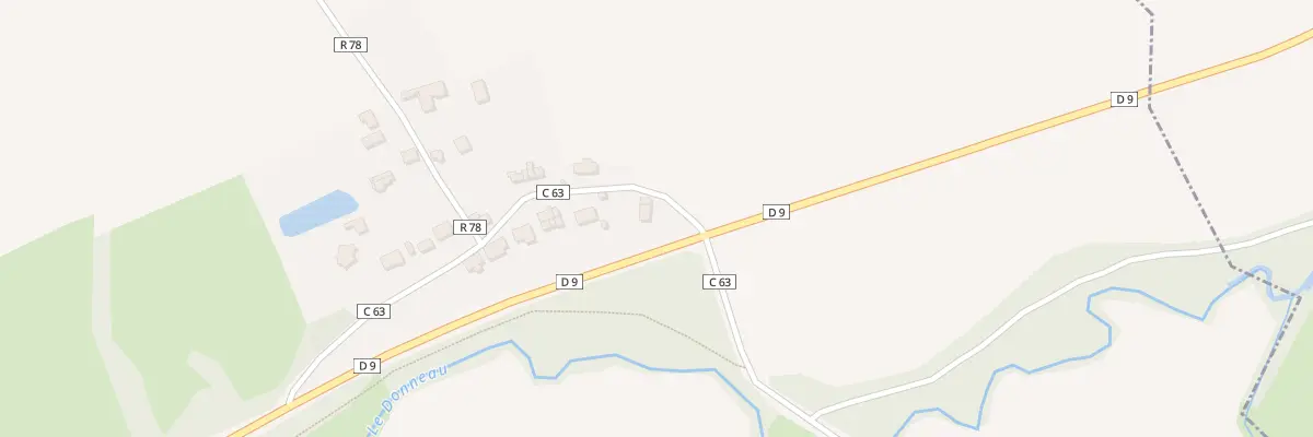 Plan du 40 La Thuellière à Teillé
