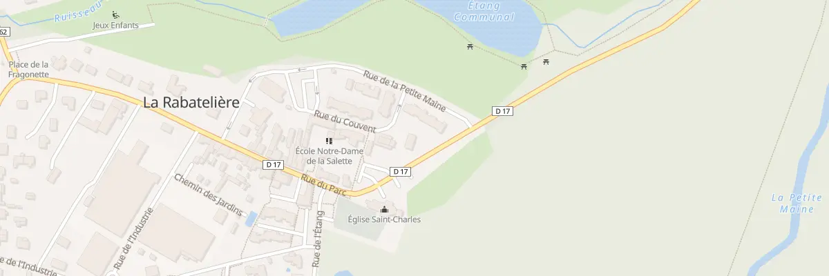 Plan du 10 Rue du parc à La Rabatelière