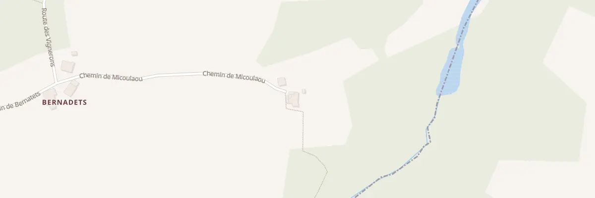 Plan du 402 Che de Micoulaou à Saint-Martin-de-Hinx