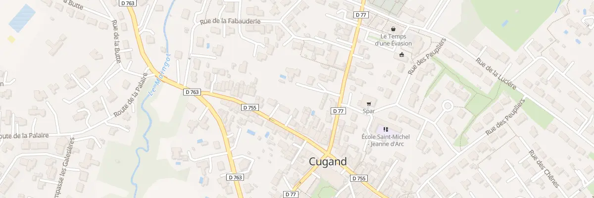 Plan du 10 Rue du pont à Cugand-la-Bernardière