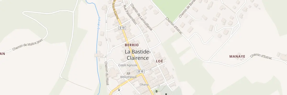 Plan du 5051 Le Bourg à La Bastide-Clairence
