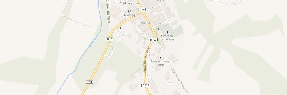 Plan du 30 Rte de Pessarrou à La Bastide-Clairence