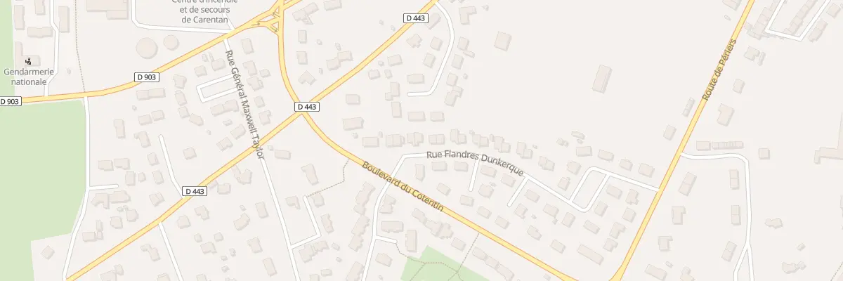 Plan du 36 Rue Flandres Dunkerque à Carentan-les-Marais