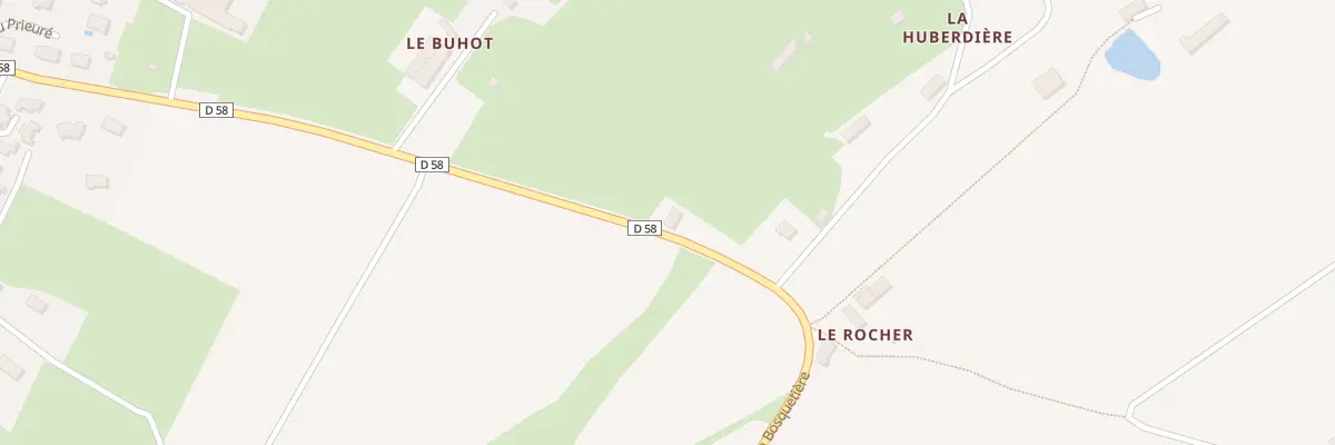 Plan du 3 Rte de la Bosquetière à Hambye
