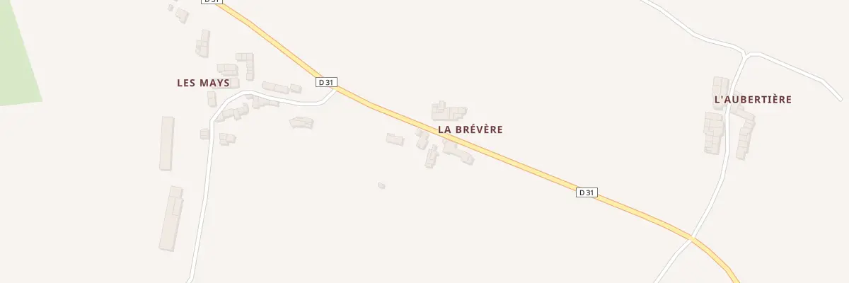 Plan du 5229 La Brevere à La Remaudière