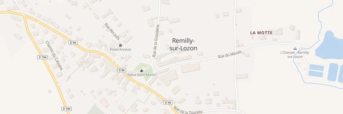 Plan du 9 Rue du Marais à Remilly Les Marais