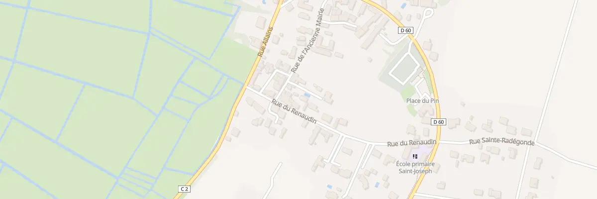 Plan du 6 Rue du renaudin à La Bretonnière-la-Claye