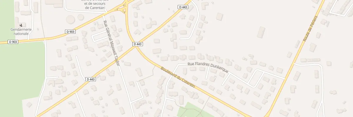 Plan du 40 Rue Flandres Dunkerque à Carentan-les-Marais