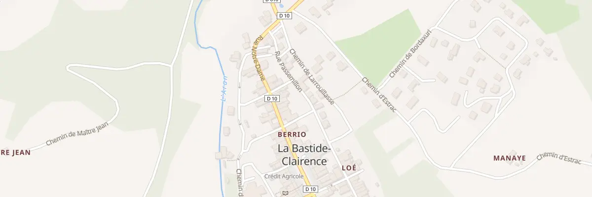 Plan du 189 Rue Notre-Dame à La Bastide-Clairence