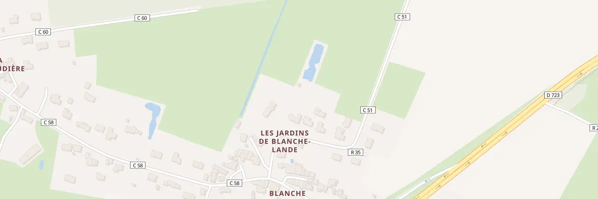 Plan du 61 Blanche Lande Nord à Oudon