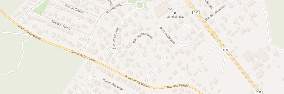Plan du 9 Rue des Mimosas à Linxe
