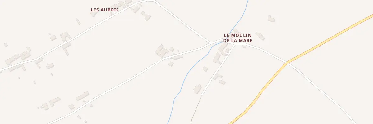 Plan du 233 Le Moulin à Tribehou