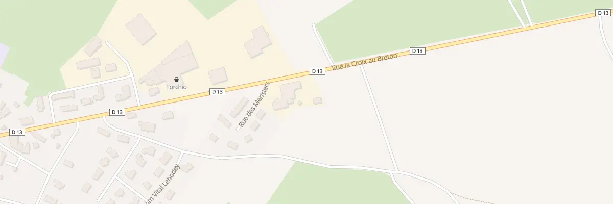 Plan du 30 Rue La Croix au Breton à Hambye