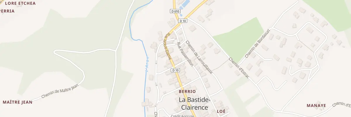 Plan du 5063 Le Bourg à La Bastide-Clairence