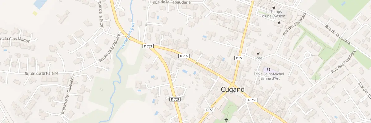 Plan du 13B Rue du pont à Cugand-la-Bernardière