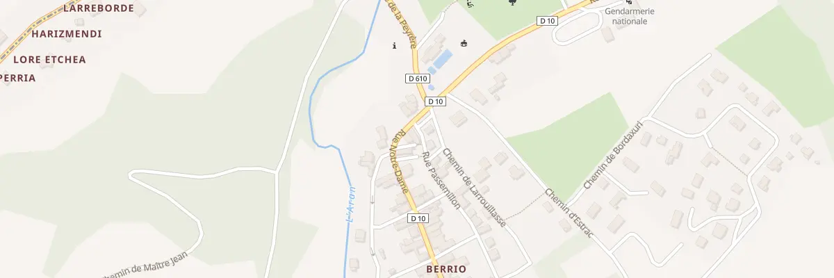 Plan du 5066 Le Bourg à La Bastide-Clairence