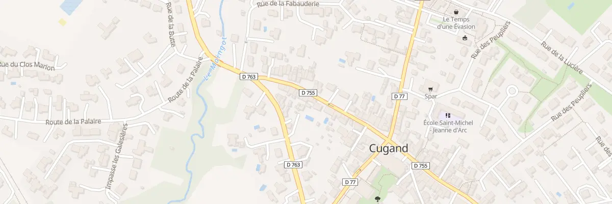 Plan du 15 Rue du pont à Cugand-la-Bernardière