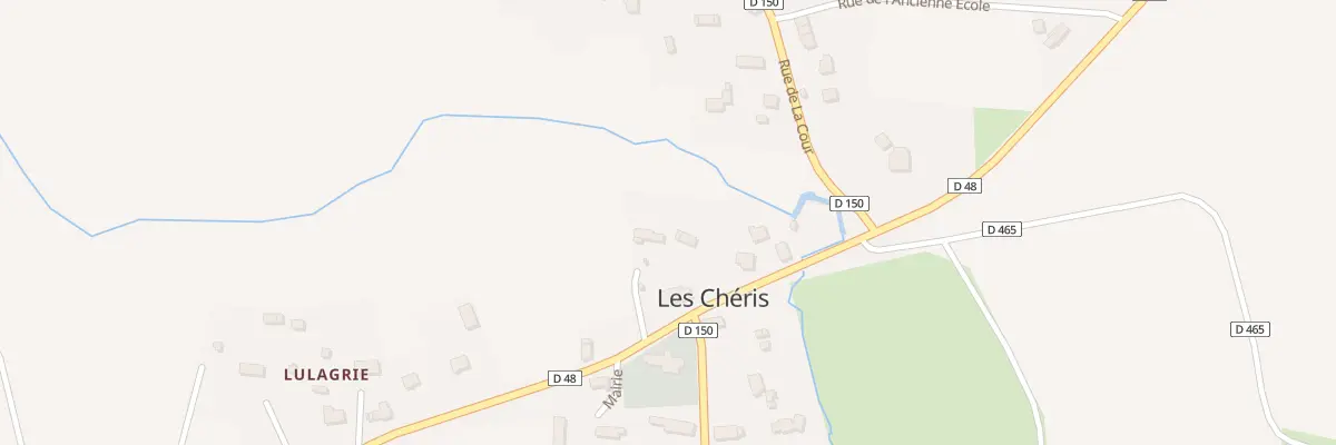 Plan du 5012 Le Bourg - Les Cheris à Ducey-Les Chéris