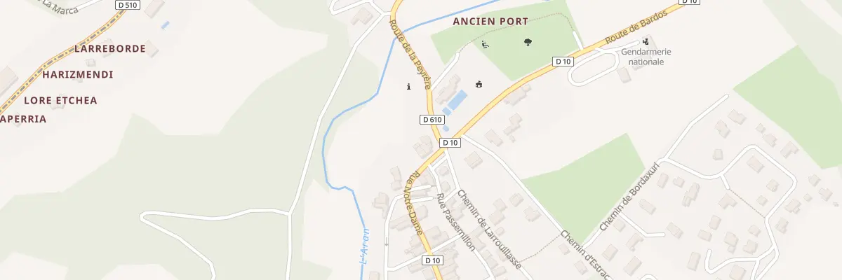 Plan du 5003 Le Bourg à La Bastide-Clairence
