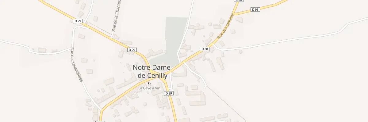 Plan du 1 Che des Cailloux à Notre-Dame-de-Cenilly