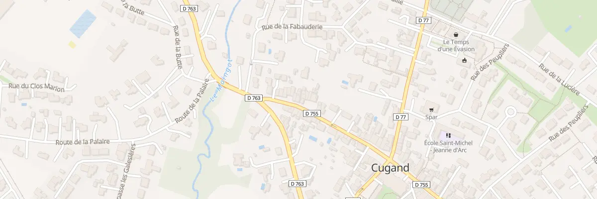 Plan du 26 Rue du pont à Cugand-la-Bernardière