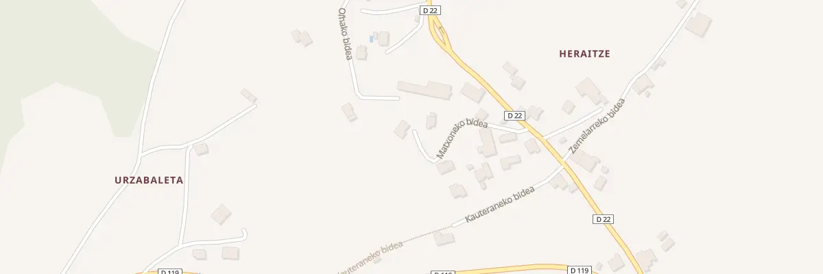 Plan du 5288 Heraitze à Hélette
