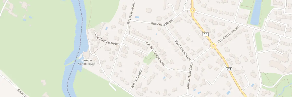 Plan du 10 Rue des campanules à Gétigné