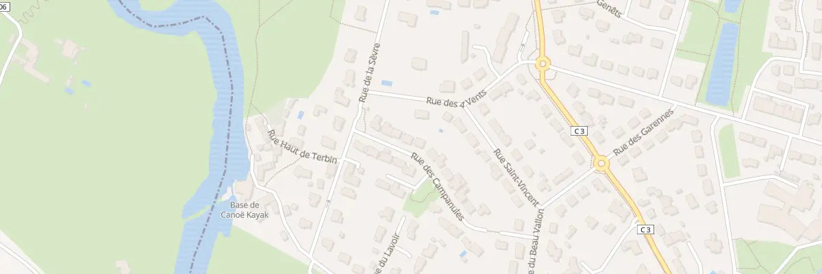 Plan du 7 Rue des campanules à Gétigné