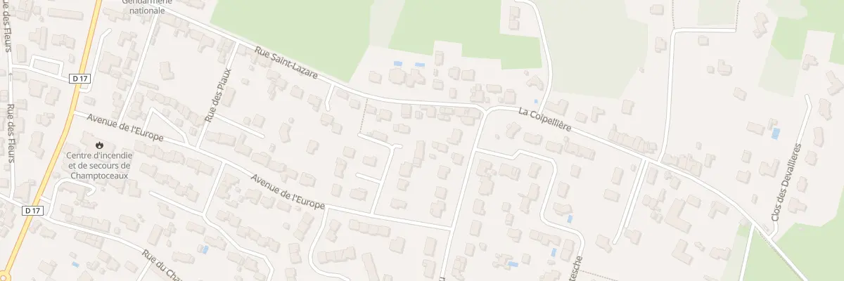 Plan du 4 Rue des Chenes (Champtoceaux) à Orée d’Anjou