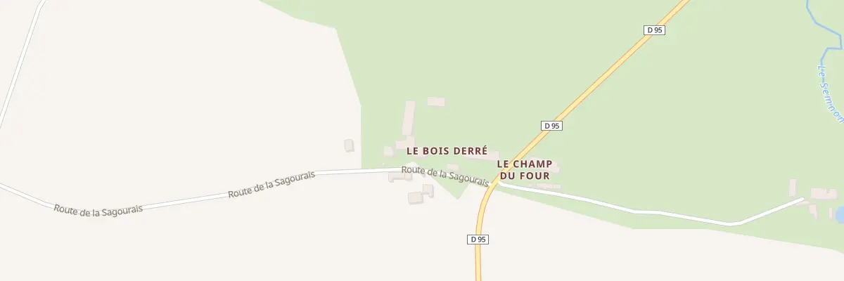 Plan du 5101 Le Bois Derre à Eancé