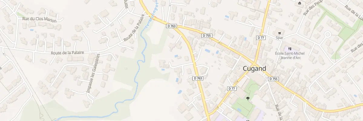 Plan du 4 Rue de la pénissière à Cugand-la-Bernardière