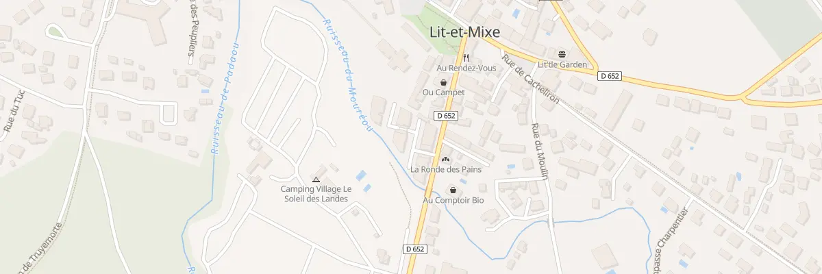Plan du 136 Av du Marensin à Lit-et-Mixe
